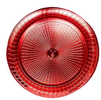 Prato vermelho flip