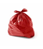 Saco p/ lixo 240lt D1 Vermelho Junior Pro c/ 50