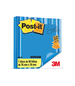 Post It 76x76 Pop-up Refil Azul Ceu c/ 90f 3m 2573