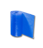 Plástico Bolha 1,30x100m Azul 60 Micras Standart