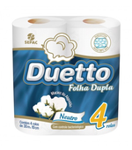 Papel Higienico Duetto 30mts Neutro F.dupla c/ 4