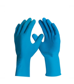 Luva de Látex Silver Grip Azul M (8) Danny CA 40730
