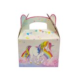 Caixa Surpresa Decorada 12x16,5x6cm Unicornio c/8und - Kit Festa