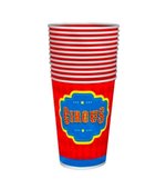 Copo Decorado 200ml Circo c/8und - Kit Festa