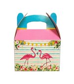 Caixa Surpresa Decorada 12x16,5x6cm Flamingo c/8und - Kit Festa