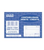 Slip Azul Contabilidade Debite/Credite São Domingos