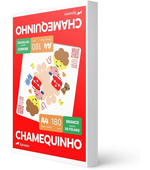 Papel A4 210x297 Desenho 180g Branco c/ 50fls Chamequinho