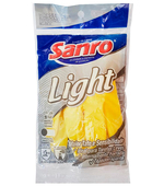 Luva de Látex Forrada Amarela P (7) Sanro Ligth CA 43301