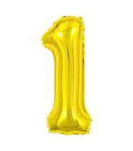 Balão Metalizado N1 40cm Dourado 8027 Make+