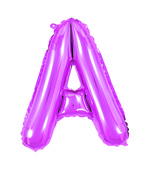 Balão Metalizado Letra A 40cm Pink 8114 Make+