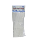 Grampo Plástico Estendido para Pasta Suspensa Branco c/ 50 Dello 0299E