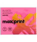 Post It 76x102 Rosa Neon 100fls Maxprint