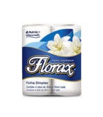 Papel Higienico Florax 30mts F.simples c/ 4