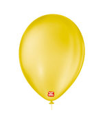 Balão Liso N.9 c/ 50 Amarelo Sol São Roque