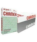 Papel A4 75g Verde cx c/ 2500 Chamex