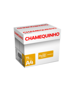 Papel A4 75g Amarelo Cx c/ 2500 Chamequinho