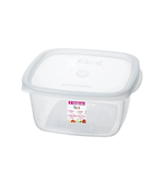 Pote Plástico Quadrado c/Tampa Transparente 1,95l Sanremo 130