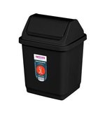 Lixeira Basculante Plastico Sanremo 5L Preto Ref. SR2205/20