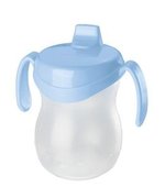 Copo Infantil Plastico C/Alça Azul Sanremo 310ML Ref.SR847/4