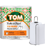 Papel Toalha Cozinha Florax Tom c/ 2