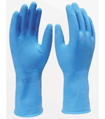 Luva de Látex Silver Grip Azul G (9) Imbat CA 48420