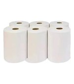 Papel Toalha Bobina Tom 19x200 c/ 6 100% Celulose Florax