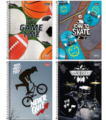 Caderno 10x1 160fls Capa Dura Vibe Masculino Cx c/24und Tilibra 5315