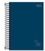 Agenda Espiral Spice Azul 2026 M6 Tilibra 4954