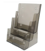 Organizador de Documentos Triplo Vertical Maxcril Fumê 70076
