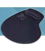 Mouse Pad com Apoio Punho Gel Preto Maxprint 0097