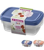 Pote Plástico Retangular c/Tampa Açaí 785ml Sanremo 165