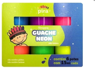 Tempera guache neono pira