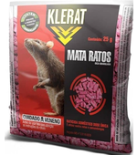 Isca para Rato Granulado Klerat 25g