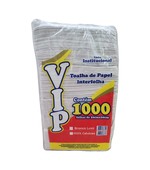 Papel Toalha Interfolha 20x20 c/ 1000 100% Celulose Branco VIP 1054