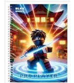 Caderno 1x1 80fls Capa Dura Blox Games Troppo 2671