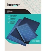 Carbono Azul Comum A4 Bazze Folha