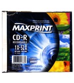 Cd-r Gravavel Maxprint/Elgin 700mb/80m c/ slim