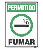 Placa Sin.permitido Fumar 15x20 Ps103