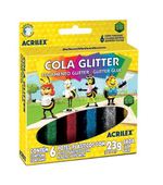 Cola c/ Glitter 23g c/ 6 Cores Acrilex